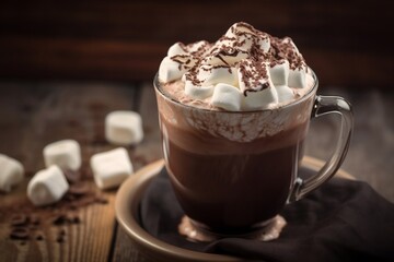 hot chocolate with marshmallows