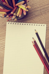 Obraz premium notebook on the table