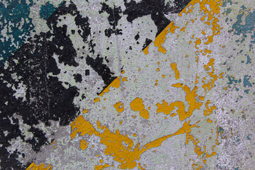 Texture of old paint on concrete wall, color