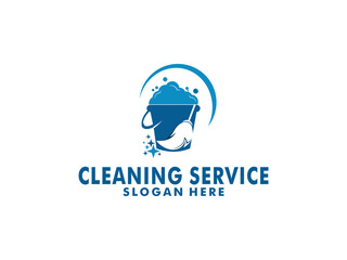 Obraz premium Cleaning Logo Design Inspiration, Cleaning Service logo vector
