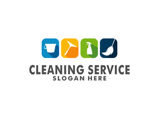  Cleaning Logo Design Inspiration, Cleaning Service logo vector
