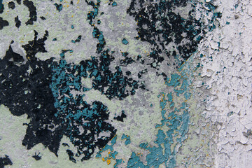 Texture of old paint on concrete wall, color