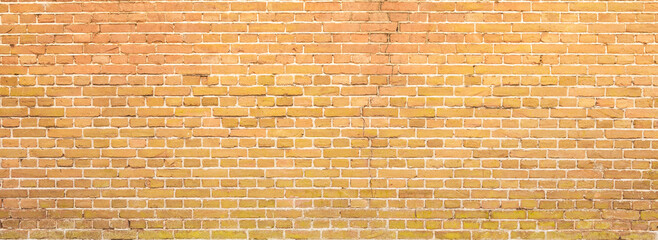 Panorama Red brick wall texture background, brick wall texture for for interior or exterior design backdrop.