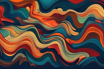 Abstract background with dynamic effect. Modern pattern. Vector illustration for design. , Generative AI