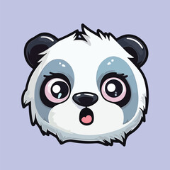 Panda Illustration, Cute Bear Cartoon Design