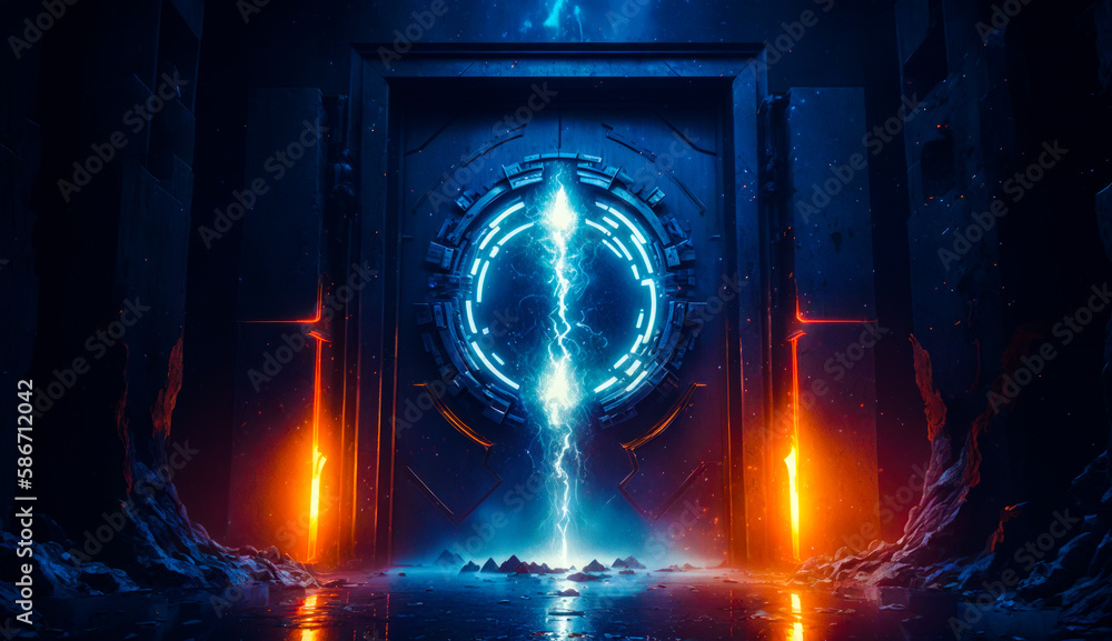 Poster sci - fi fi fi fi fi fi fi fi fi fi fi fi fi. generative ai.