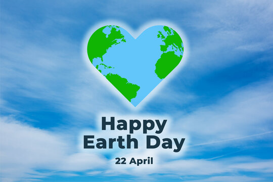 Happy International Earth Day. Environmental problems and environmental protection. Vector illustration. Caring for Nature.