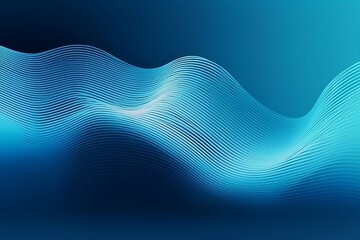 A Light Blue Gradient Graphic Wallpaper with Wave Pattern