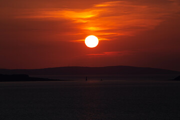 Sunset at Trwyn Yr Wylfa, North Wales