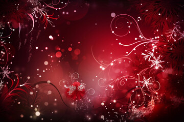 Fototapeta na wymiar Beautiful New Year and Christmas background. AI Generated
