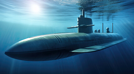 modern war submarine