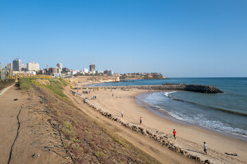 vue de la nouvelle corniche de Dakar