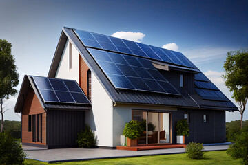 Fototapeta premium new family house