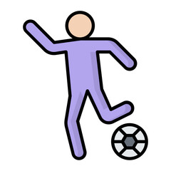 Shoot Line Color Icon