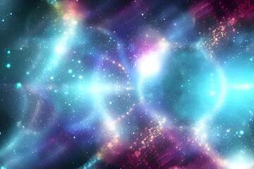 Colored abstract background on a space or galactic theme.