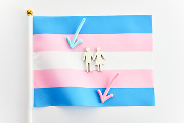 International Transgender Day of Visibility background. Transgender Day