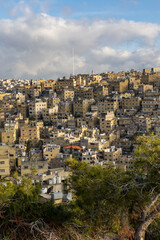 Obraz premium Amman, Jordan The city skyline in the early morning 
