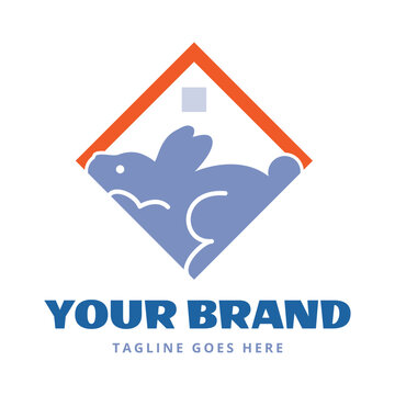 Rabbits House Real Estate Logo