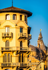 Fototapeta premium historic buildings at the old town of Padua - Padova in italy