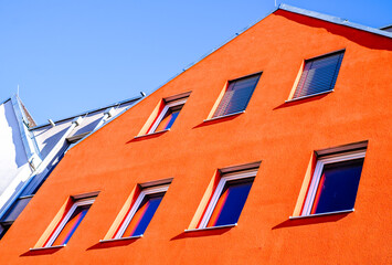 modern new house facade in austria