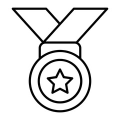 Medal Outline Icon