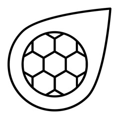 Fototapeta premium Shoot Outline Icon