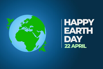 Happy Earth Day. Eco friendly ecology concept. World environment day background. Save the earth. Green day.