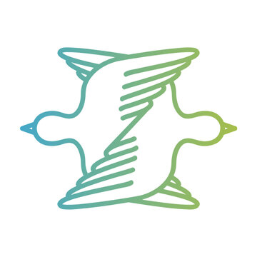 Two Doves Airlines Logo