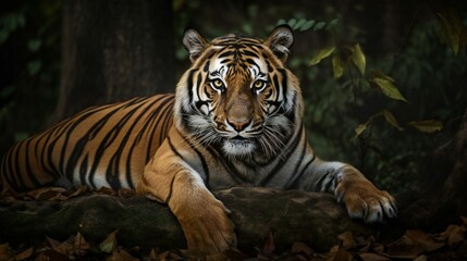Fototapeta na wymiar Tigers and Nature