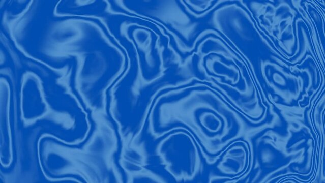 Looping abstract animation with blue patterns - 2D render