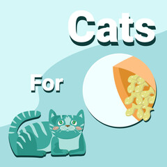 Cats food banner
