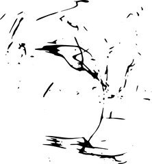 Rustic grunge vector texture with grain and stains. Abstract noise background. Weathered surface. Dirty and damaged. Detailed rough backdrop. Vector graphic illustration with transparent white. EPS10.