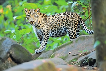 Indian Leopard sighting in residential areas, Generation AI