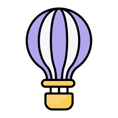 Balloon Line Color Icon