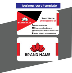 Simple psd business card template
