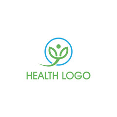 beauty nutrition organis logo design vector illustration