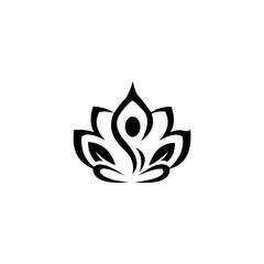 med spa logo design vector illustration