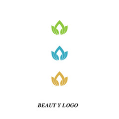 beauty   logo design vector illustration