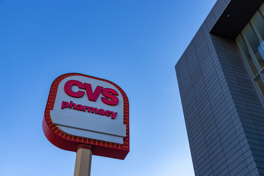 Las Vegas, United States - November 23, 2022: A picture of a CVS Pharmacy sign.