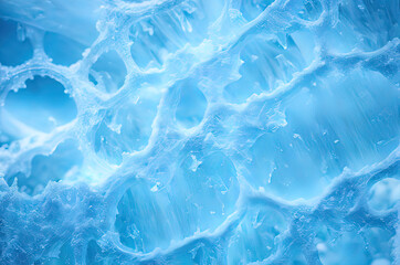 ice texture background with blue color
