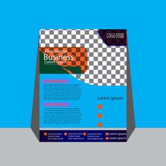 Corporate creative colorful business flyer template design set, abstract business flyer, vector template design or business poster template design