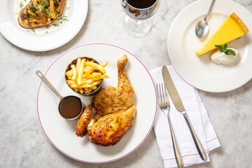 breakfast on the table