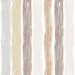 Stripes pattern, ocher striped seamless vector background, watercolor paintbrush lines, textured brush lines textile. shabby grunge stripes