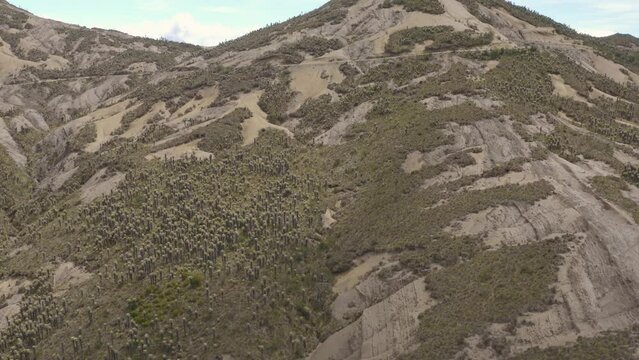 Vue drone des hautes montagnes en Colombie