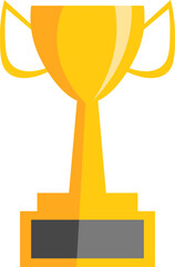 trophy design illustration isolated on transparent background