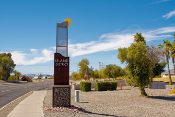 The area of Lake Havasu City known as the Island District is connected to the mainland by London Bridge