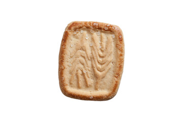 more than one biscuits in white background