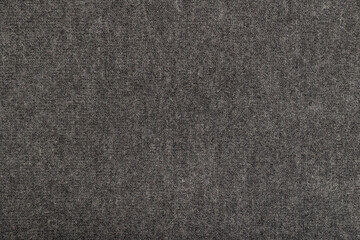 Gray fabric background. Textile texture.