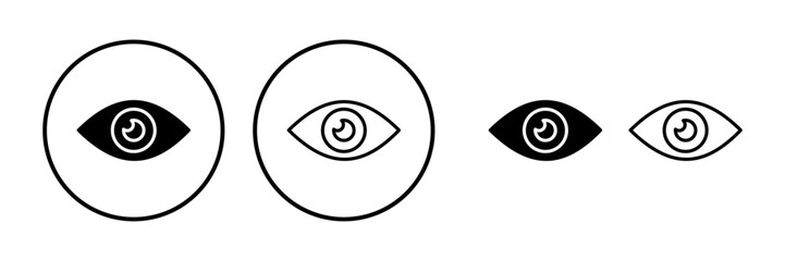 Eye icon. Look and Vision icon. Eye vector icon