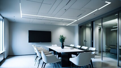 interior design conference room meetings 2 generative AI